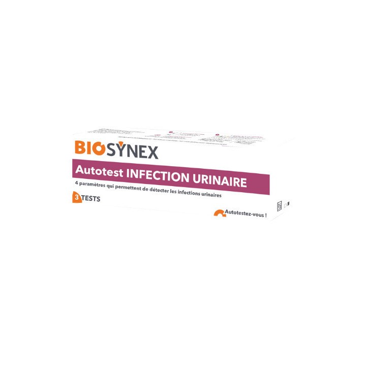 Biosynex Exacto infection urinaire - 3 bandelettes