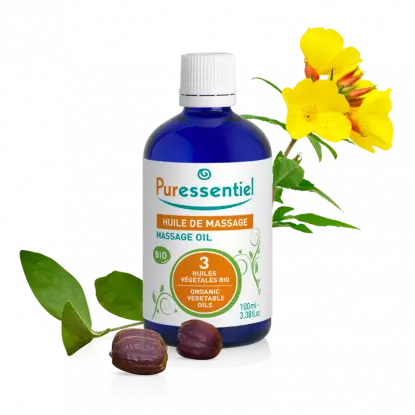 Puressentiel Huile de massage Bio - 100ml