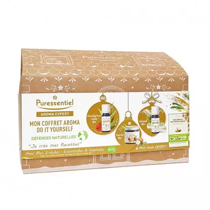 Puressentiel Aroma Expert Mon Coffret Aroma Do It Yourself Défenses Naturelles Bio