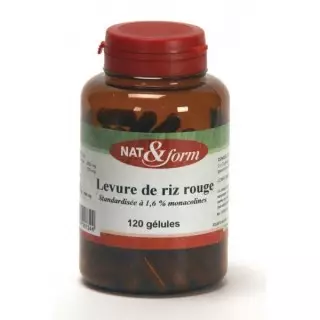 Nat et Form Levure de Riz Rouge 120G