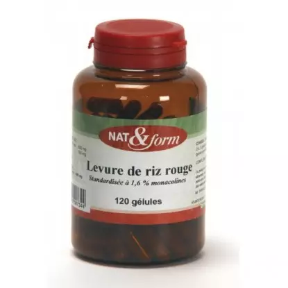 Nat et Form Levure de Riz Rouge 120G