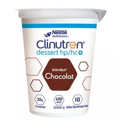 Nestlé Health Science Clinutren Dessert HP/HC+ Saveur chocolat - 4X200g