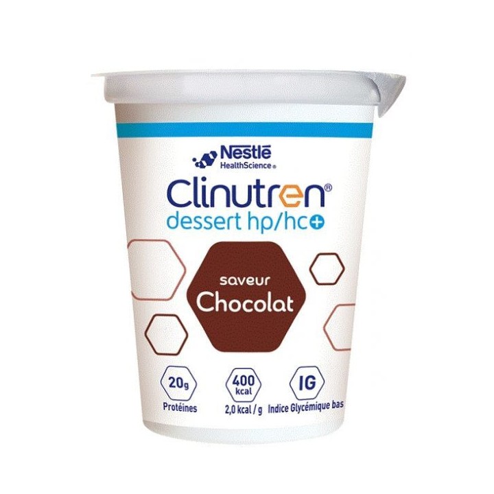 Nestlé Health Science Clinutren Dessert HP/HC+ Saveur chocolat - 4X200g