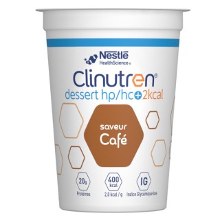 Nestlé Health Science Clinutren Dessert HP/HC+ Saveur café - 4X200g