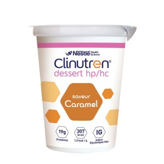 Nestlé Health Science Clinutren Dessert HP/HC+ Saveur caramel - 4X200g