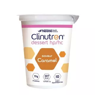 Nestlé Health Science Clinutren Dessert HP/HC+ Saveur caramel - 4X200g