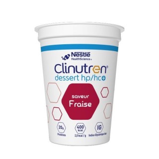 Nestlé Health Science Clinutren Dessert HP/HC+ Saveur fraise - 4X200g