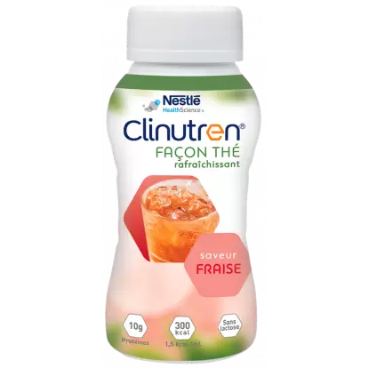 Nestlé Health Science Clinutren Thé rafraîchissant fraise - 4X200ml