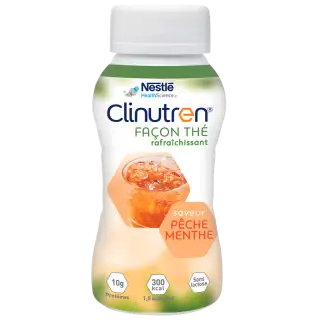 Nestlé Health Science Clinutren Thé rafraîchissant pêche menthe - 4X200ml