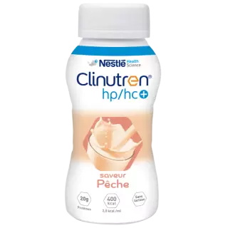 Nestlé Health Science Clinutren HP/HC+ 2kcal saveur pêche - 4X200ml
