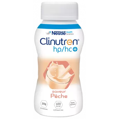 Nestlé Health Science Clinutren HP/HC+ 2kcal saveur pêche - 4X200ml