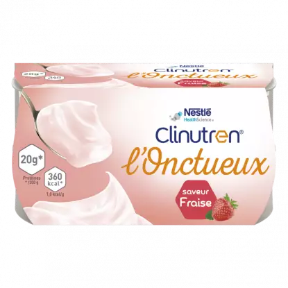 Nestlé Health Science Clinutren L’Onctueux à la fraise - 4X200g
