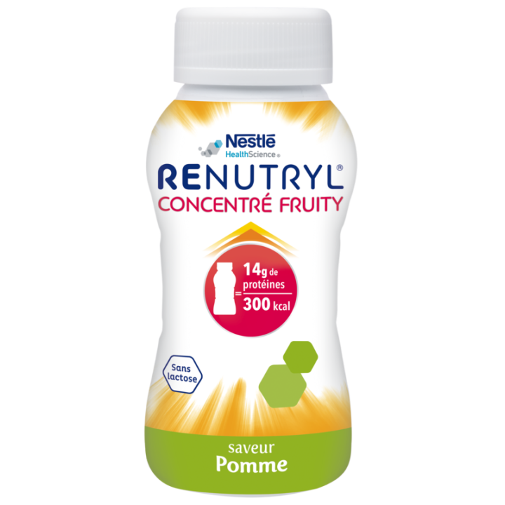 Nestlé Health Science Renutryl Concentré fruity à la pomme - 4X200ml