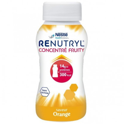 Nestlé Health Science Renutryl Concentré fruity à l'orange - 4X200ml
