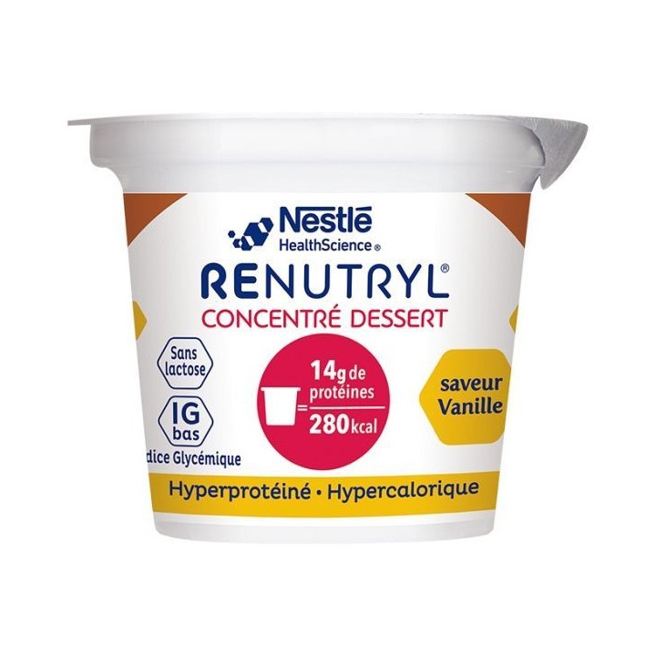 Nestlé Health Science Renutryl Concentré dessert vanille - 4X140g