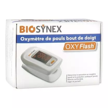 Biosynex Oxy-Flash Oxymètre de pouls bout de doigt
