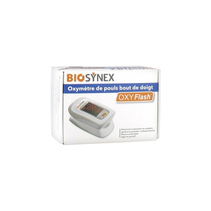 Biosynex Oxy-Flash Oxymètre de pouls bout de doigt