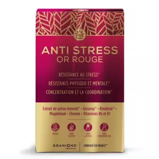 Granions Anti Stress Or rouge - 15 comprimés