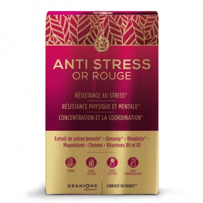 Granions Anti Stress Or rouge - 15 comprimés