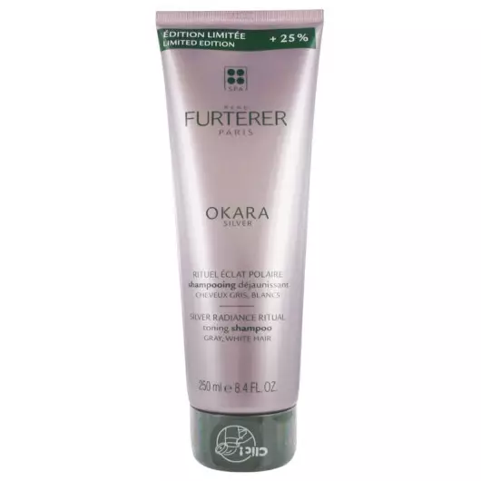 Furterer Okara Silver Shampoing déjaunissant - 250ml + 50ml Offerts