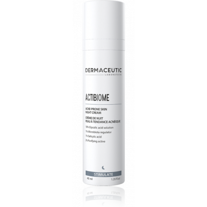Dermaceutic Actibiome Crème de nuit peau à tendance acnéique - 40ml