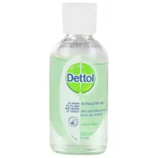 Dettol Gel désinfectant pour les mains à l'Aloe Vera - 50ml