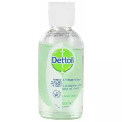 Dettol Gel désinfectant pour les mains à l'Aloe Vera - 50ml