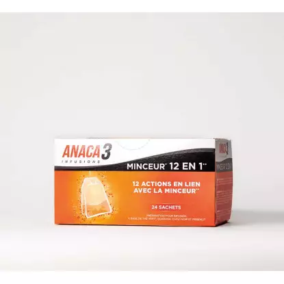 Anaca3 Infusions minceur 12 en 1 - 24 sachets