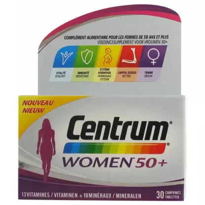 Pfizer Centrum Women 50+ - 30 comprimés
