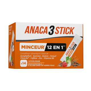 Anaca3 Stick minceur 12 en 1 - 14 sticks