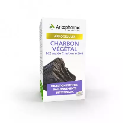 Arkopharma Arkogélules charbon végétal - 45 gélules
