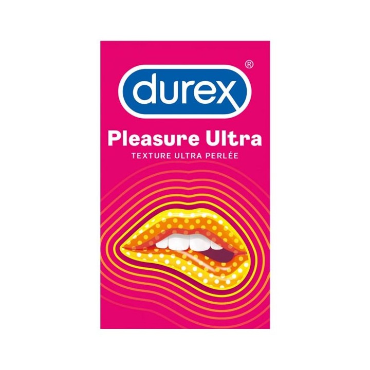 Durex Pleasure Ultra texture ultra perlée - 2 préservatifs