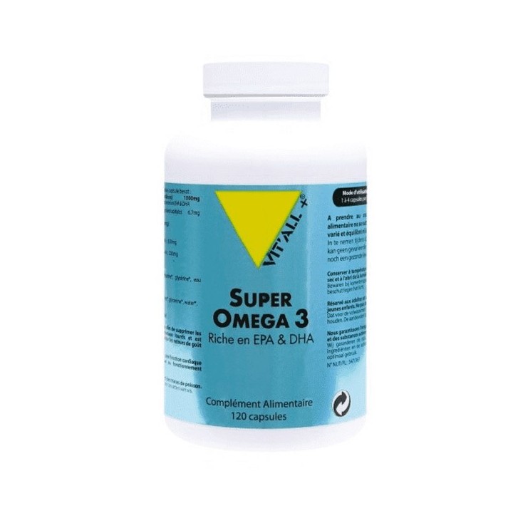 Vitall+ Super Omega 3 1000mg - 120 capsules