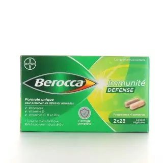 Berocca Immunité Défense - 56 gélules
