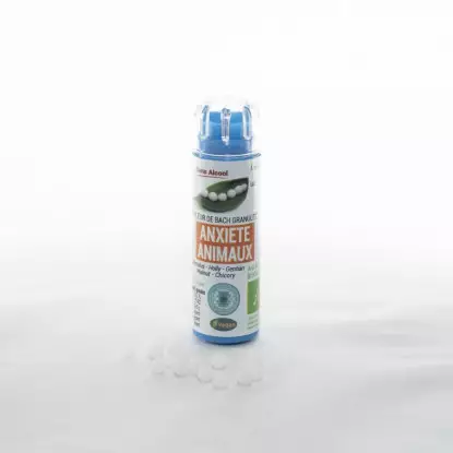 Kosmeo Fleurs de Bach Complexe anxiété animaux Bio - 130 granules