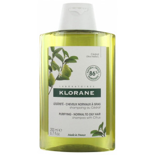 Klorane shampoing à la pulpe de cédrat - 200ml