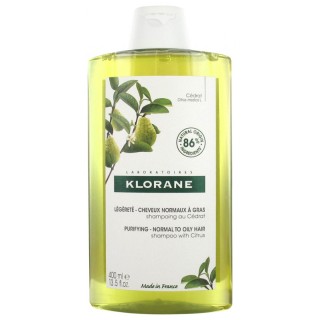 Klorane shampoing à la pulpe de cédrat - 400ml