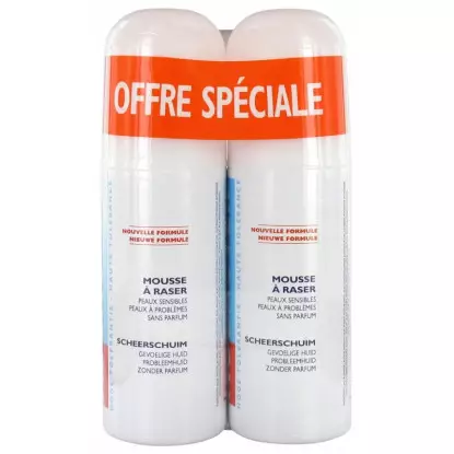 Nobacter Mousse à raser haute tolérance - Lot de 2 x 150ml