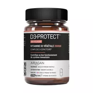 Synactifs D3 Protect Vitamine D3 végétale - 60 gélules