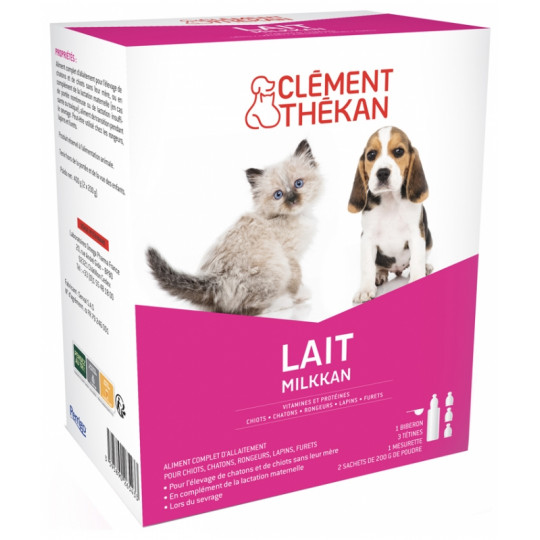 Clément Thékan Milkkan Lait maternisé chiots et chatons - 400g