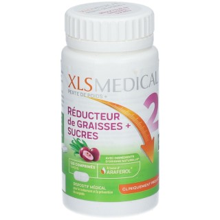 XLS Médical Réducteur de graisses + sucres - 120 comprimés