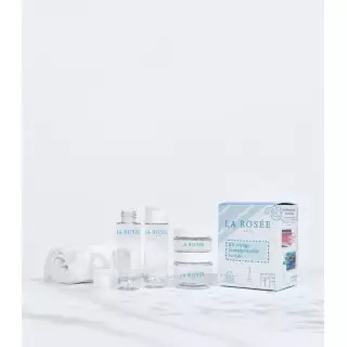 La Rosée Kit voyage éco-responsable - 2 pots + 2 flacons