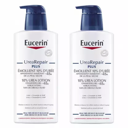 Eucerin UreaRepair Plus Émollient 10% d'urée - Lot de 2 x 400ml