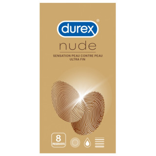 Durex Nude ultra fin - 8 préservatifs