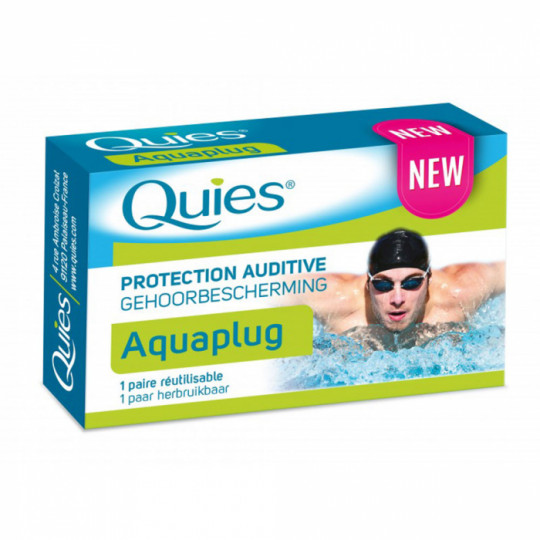 Quies Aquaplug Protection auditive - 1 paire réutilisable