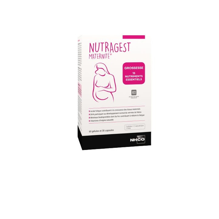 NHCO Nutragest Maternité - 60 gélules + 30 capsules