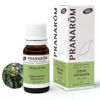 Pranarôm Huile essentielle Litsée citronnée Bio - 10ml