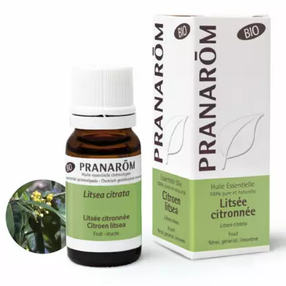 Pranarôm Huile essentielle Litsée citronnée Bio - 10ml