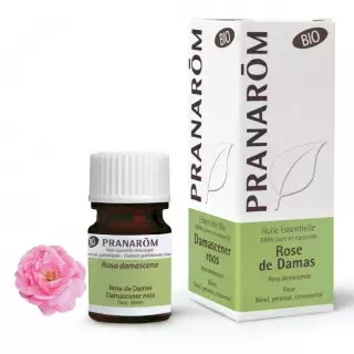 Pranarôm Huile essentielle Rose de Damas Bio - 2ml