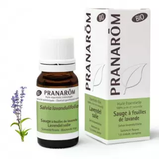 Pranarôm Huile essentielle Sauge à feuilles de lavande Bio - 10ml